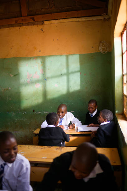 istock Group Work Education in a rural African school 2150087988