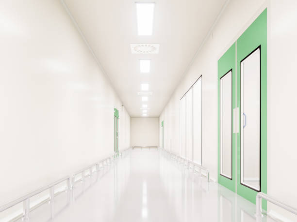 istock Corridors Clean Room in pharmaceutical factory 2150092038