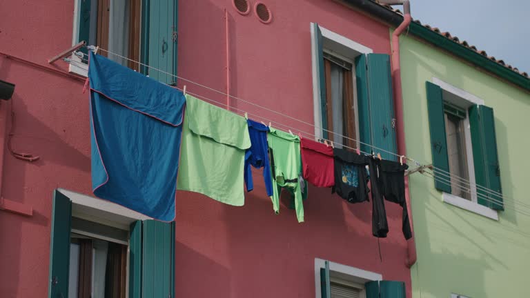Laundry Day on Colorful Burano Island