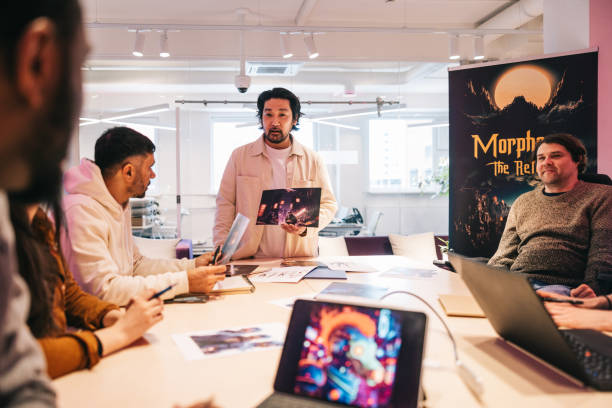 istock Diverse group of gaming designers working together on a new virtual game 2150096554