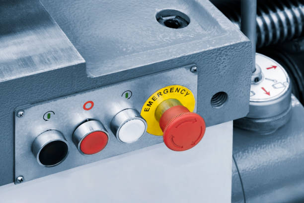 istock Manufacturing CNC professional lathe machine, Industrial concept. 2150113531