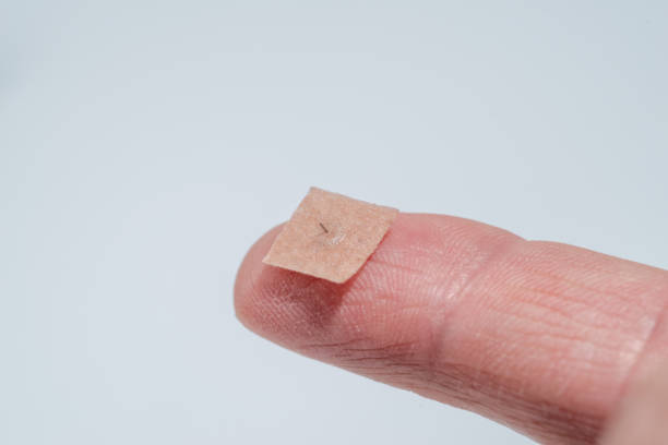 A woman whose wrist wound is healing.