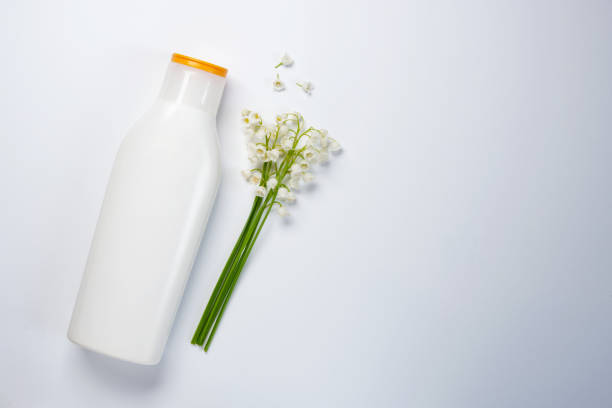 istock Useful natural healthy cream for hands or face on a white background. Top view, flat lay. Space for text. 2150121758