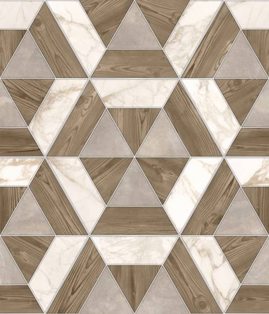 Geometric decor.Wood and marble Pattern Texture Used For Interior Exterior Ceramic Wall Tiles And Floor Tiles.