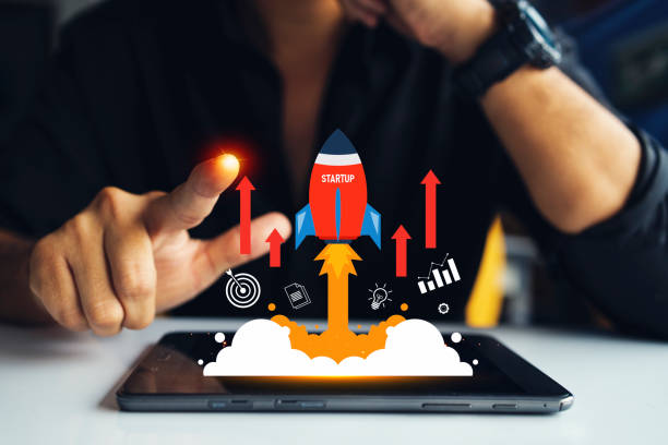 istock Businessman with Tablet, Strategy for Success & Growth Acceleration 2150124065