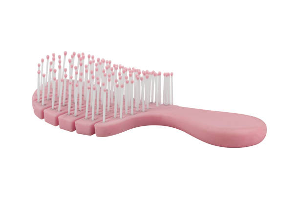 istock pink women's hair comb isolated from background 2150126693