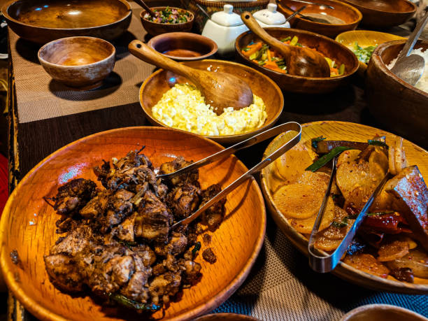 istock Bhutanese food and dishes 2150129364
