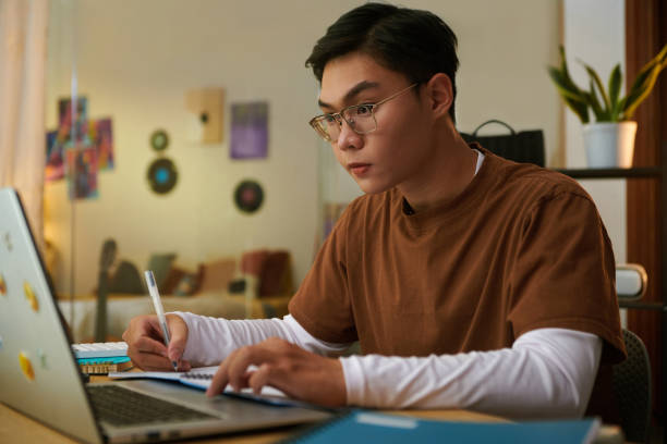 istock Teenager Studying at Home 2150129844