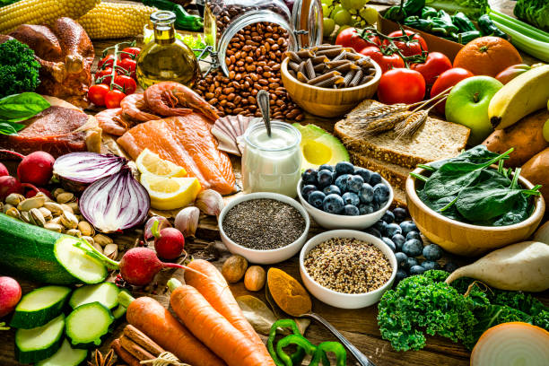 istock Healthy food composition for a well balanced diet 2150136745