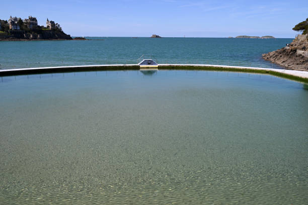 Sea water swimming pool at Dinard lock beach