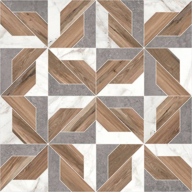 istock Geometric decor.Wood and marble Pattern Texture Used For Interior Exterior Ceramic Wall Tiles And Floor Tiles. 2150143963