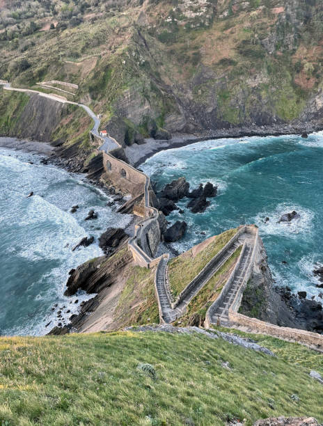 istock View over San Juan de Gaztelugatxe in Spain 2150147304