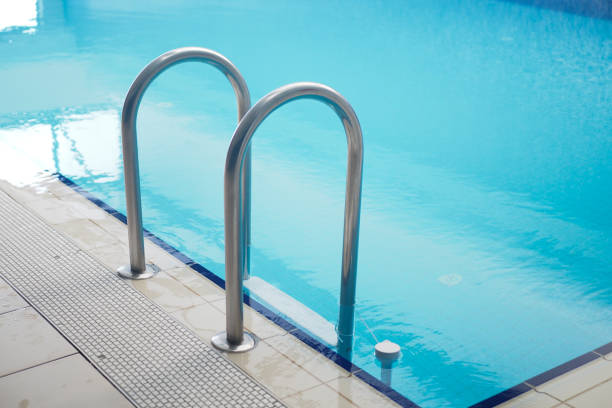 Swimming pool tiles water and texture,