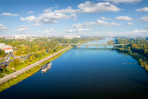 istock Holidays in Poland - Vistula river in Warsaw 2150155582