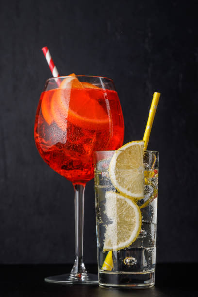 istock Spritz and gin tonic cocktails 2150156009