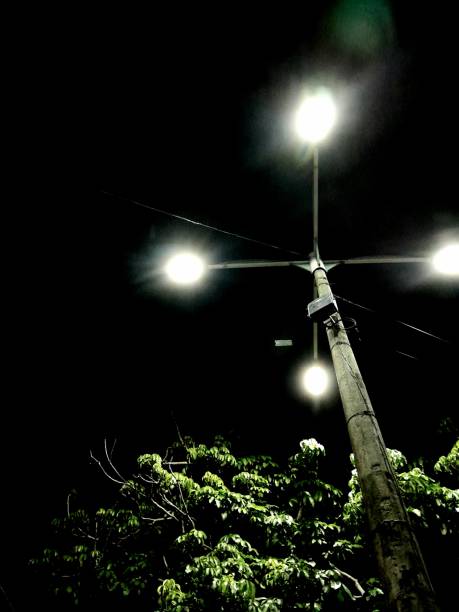 istock Lights around the urban night sky 2150162076