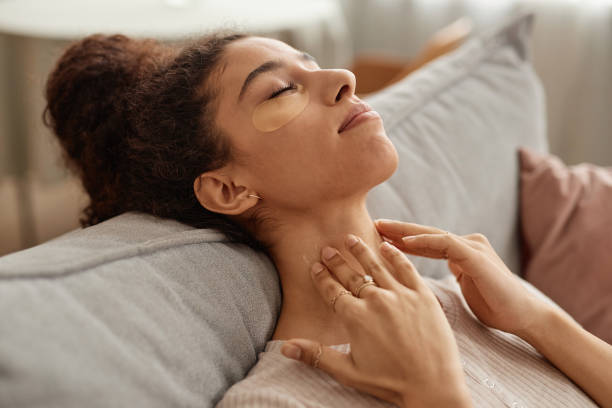 Girl Enjoying Self Care Day