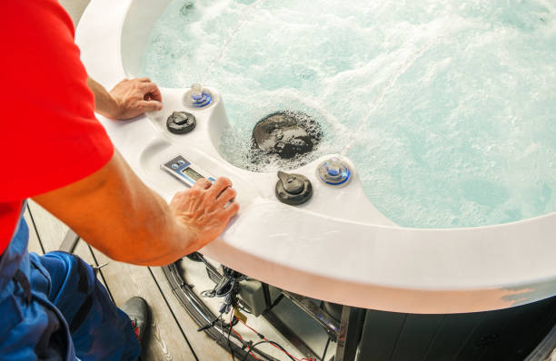 istock SPA Technician Performing Hot Tub Repair 2150168266