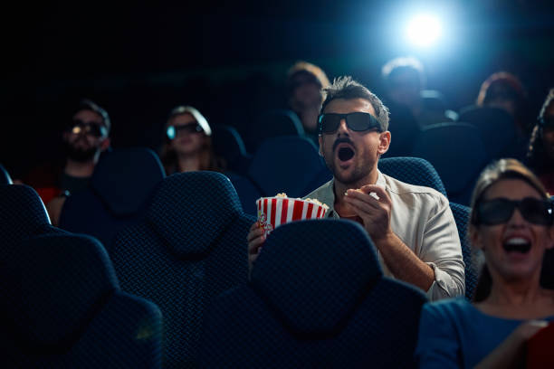 istock Wow, this 3D movie is amazing! 2150168460
