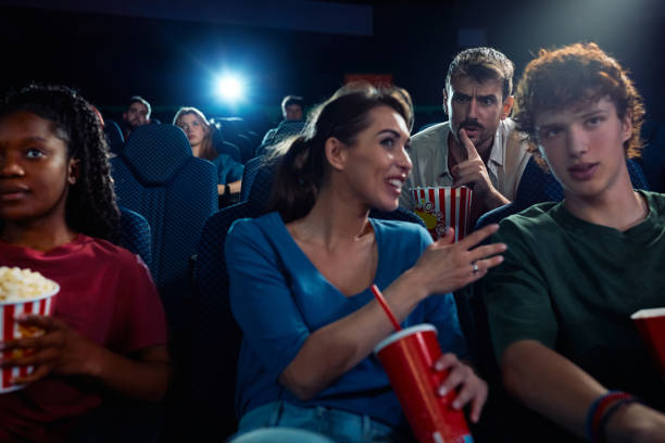 istock Pssst, no talking in the cinema! 2150168553