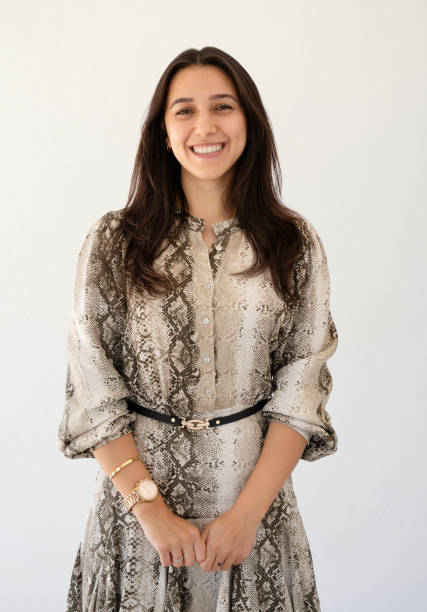 Confident young beautiful woman portrait