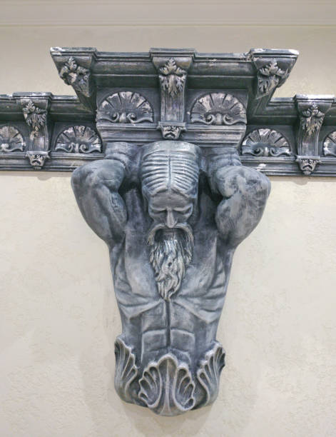 decorative stucco molding, decoration of a large hall