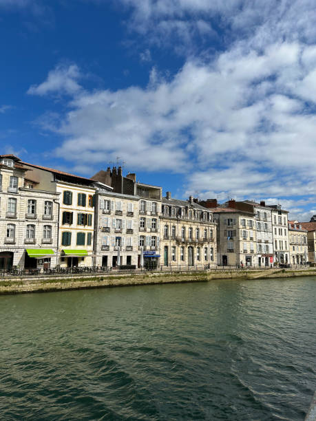 istock View of typical basque architecture on Bayonne river 2150189387
