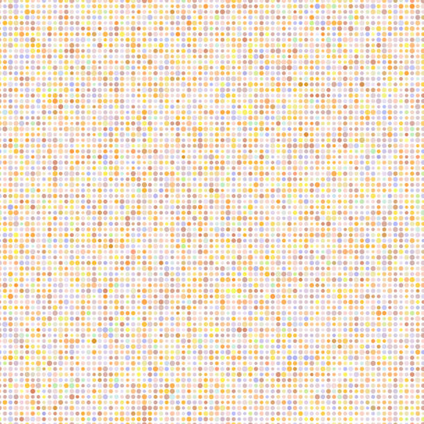 illustrations, cliparts, dessins animés et icônes de fond multicolore, texture vectorielle colorée avec des cercles. bannière d’effet splash. illustration abstraite en pointillés avec des gouttes de pluie floues. motif sans couture pour tissu, textile - trame points