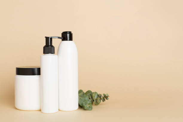 istock Professional hair care products with comb on table 2150199269