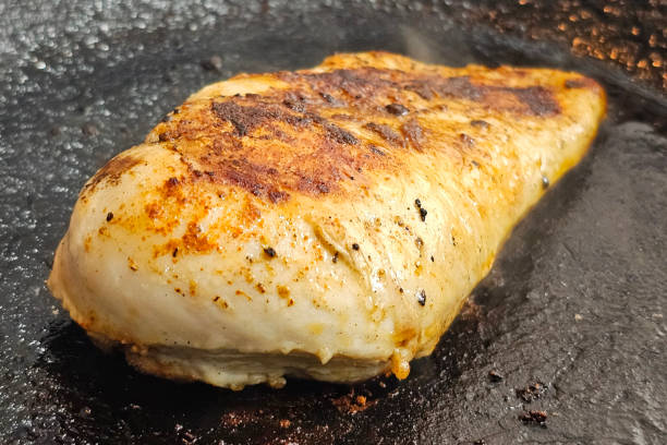 Chicken breast ready to be eaten