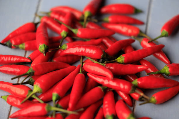 Bunch of Red hot chili peppers
