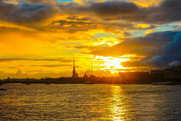 Sunset in St.Petersburg