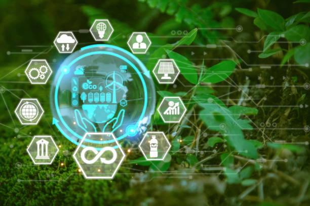 istock Glass globe encircled by verdant forest flora, symbolizing nature, Environmental protection, sustainability, ESG green energy sustainable. World environment day concept, climate change awareness goals 2150214719