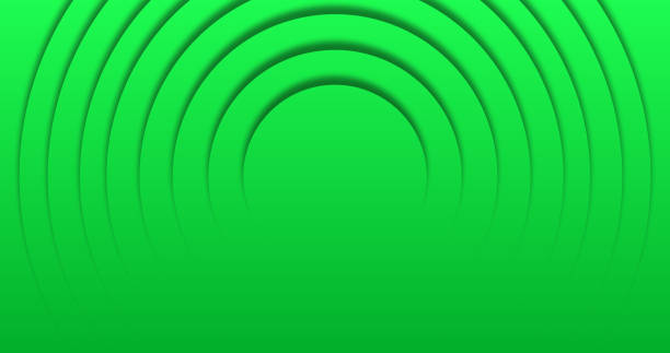 istock Seamless creative artistic showroom background luxury circles bg. Minimal elegant ellipse moving render conceptual trendy stock illustration.Clean rings business presentation corporate bg. Ripple fx. 2150214797