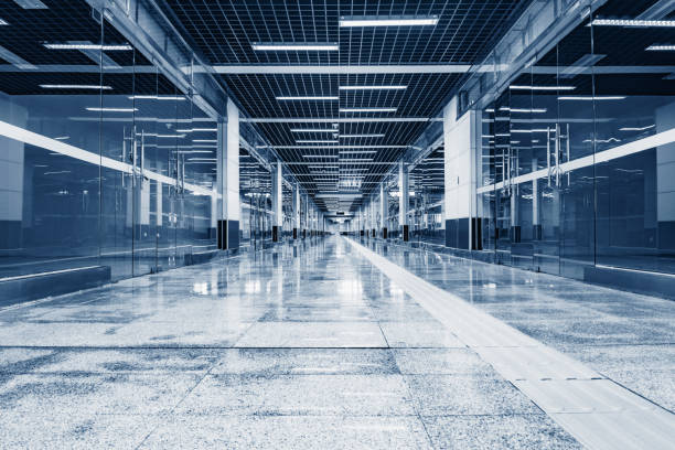 istock View of the corridor inside the office building. 2150222968