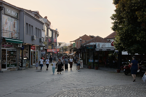 The Turkish Old Bazaar in Ohrid is one of the few remaining 