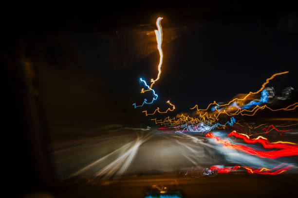 istock Light of car and illumination on the road 2150226529