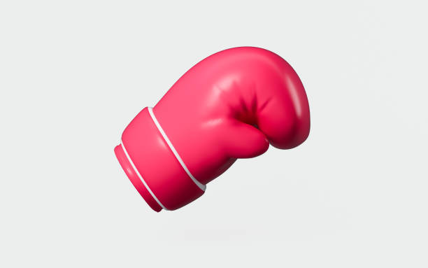 istock Cartoon boxing gloves model, 3d rendering. 2150230572