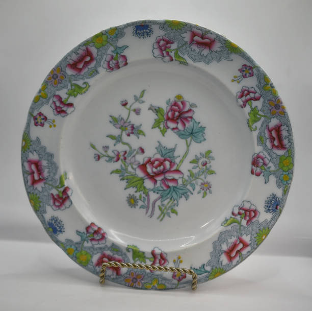 istock antique collectable porcelain plates with decoration 2150240350