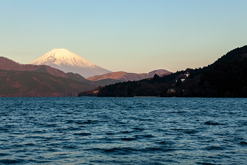 The Fuji Five Lakes region in Yamanashi Prefecture is famous for the beautiful foliage coloring around Mount Fuji in December. The following photos were taken on the shores of Lake Sai. The area is part of the Fuji-Hakone-Izu National Park. Mount Fuji has been declared a UNESCO World Heritage Site.