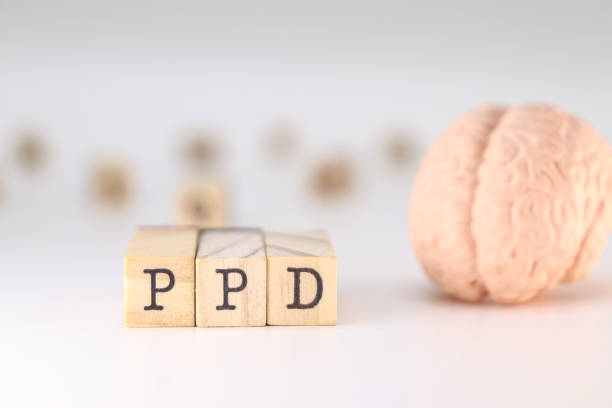 istock Concept of postpartum depression or paranoid personality disorder 2150248969
