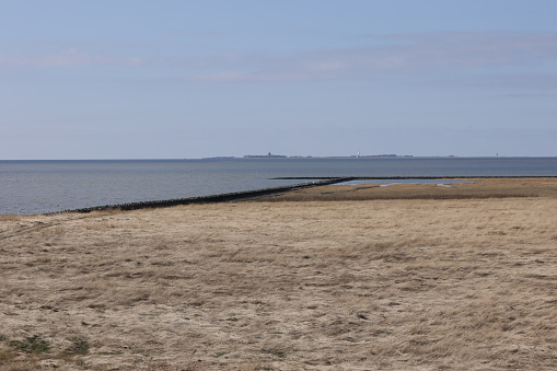 März 06, 2022, Cuxhaven: View of the coastal landscape near Cuxhaven on the North Sea
