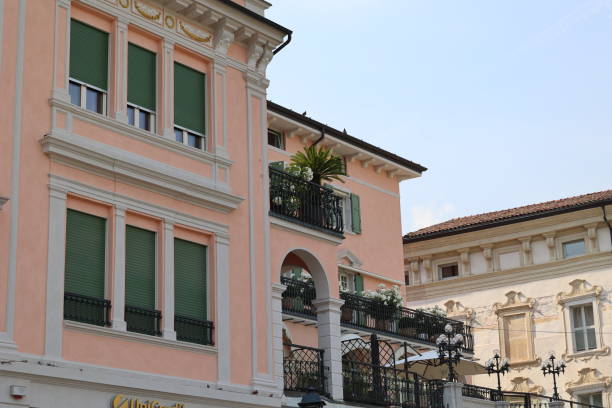 Mai 21, 2022, Riva del Garda: Beautiful early summer day in the center of Riva del Garda on Lake Garda