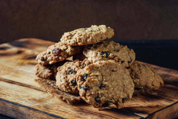 istock close-up cookies on wooden background 2150255377