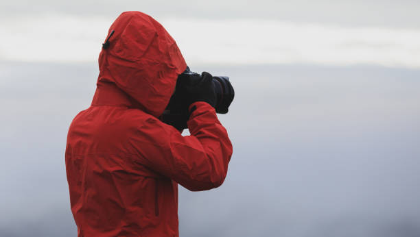 istock Successful hiker enjoy the view on mountain top 2150258999