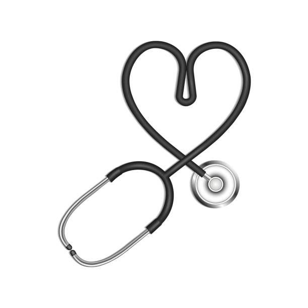 istock Stethoscope, cardiologist tool for heartbeat monitoring, vector illustration 2150259117