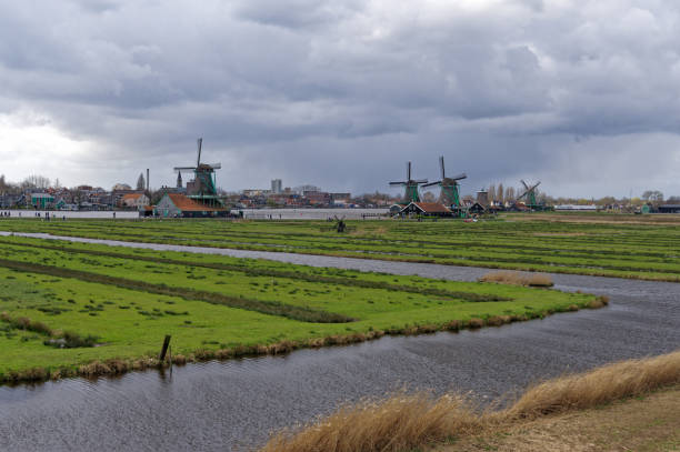 Windmill museum in Zaanse Schans, Zaandam.