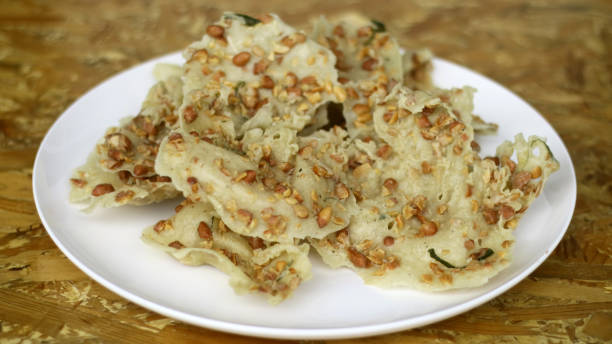 istock Peanut crackers or peyek kacang 2150264058