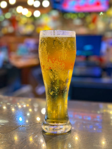 istock Pint of chilled lager beer 2150264376