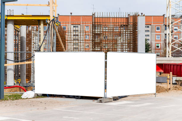 istock White blank mockup residential house under construction. 2150264691